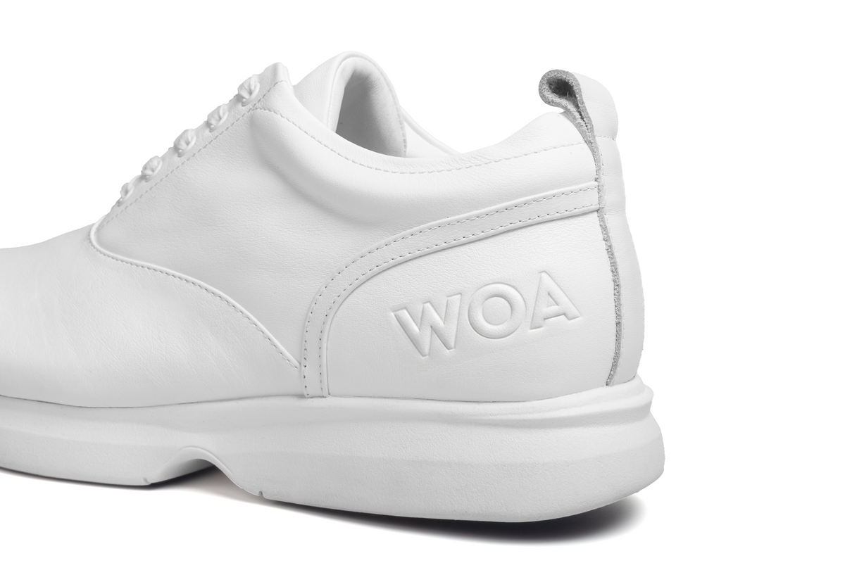 All White All-Day WOA Dress Sneaker