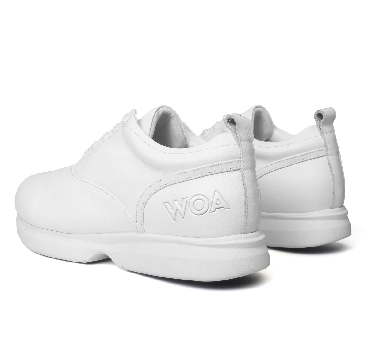 All White All-Day WOA Dress Sneaker