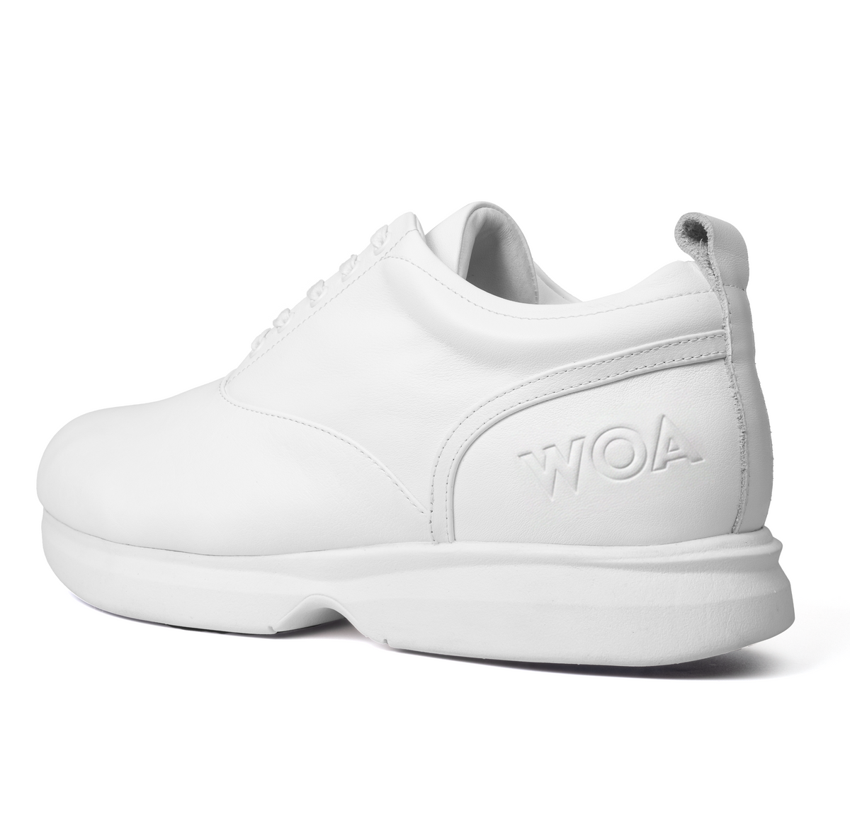 All White All-Day WOA Dress Sneaker