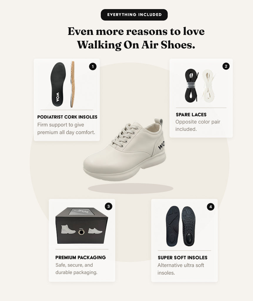 All White All-Day WOA Dress Sneaker